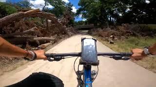 riding my trek marlin 6 in oak point park and nature preserve Plano tx summer 2024