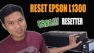 RESET EPSON L1300  100% WORKING & FREE RESETTER