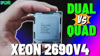 DOBREI O DESEMPENHO DO XEON? DUAL CHANNEL VS QUAD CHANNEL TESTES NO 2690V4