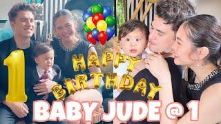 Jude with Mom Janella & Dad Markus Paterson celebrated 1st Birthday  Big boy na at super adorable