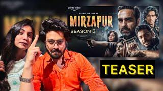 Mirzapur Season 3 - Official Teaser  Pankaj Tripathi Ali Fazal Shweta Tripathi Rasika Dugal