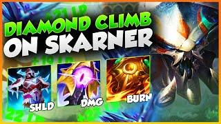 Climbing through Diamond with Skarner  Season 14 Skarner Build & Runes