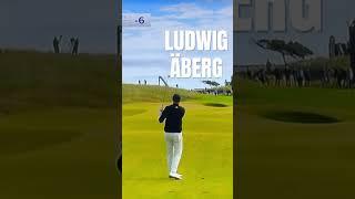 LUDWIG ABERG PURSE GOLF SWING #golf  #power #driver #shortsvideo #diy #golfswing #tips