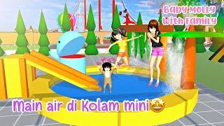 Baby Molly  Main Air Di Kolam Mini  Drama sakura school simulator