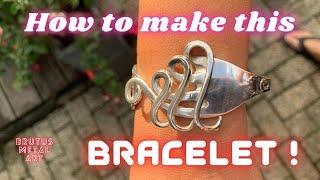 How to make this Silverware Bracelet