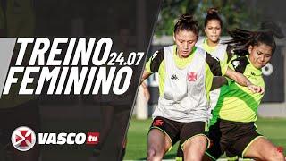 TREINO FEMININO NO CT MOACYR BARBOSA 24-07  VASCOTV