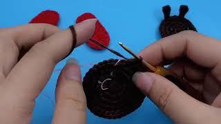 Thanh Hong Instructions for knitting a ladybug P5