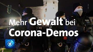 Corona-Demonstrationen Die Gewaltbereitschaft nimmt zu