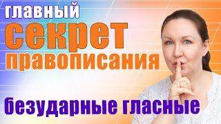 Главный секрет правописания. Безударные гласные в русском языке. Как писать слова без ошибок?