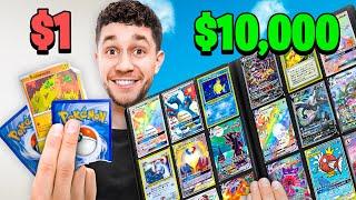 I Bought a $1 vs $10000 Pokémon Card Collection