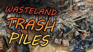 Junkyard  Wasteland Trash Piles - POST APOCALYPTIC Terrain Tutorial EP 1