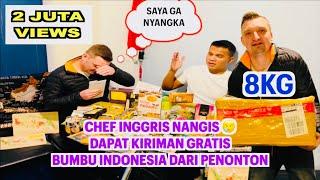 Chef BULE NANGIS  Terharu Dapat Kiriman 8KG Gratis Dari Penonton