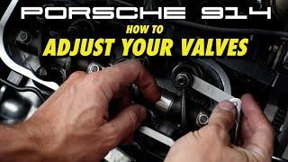 PORSCHE 914 TYPE 4 ENGINE HOW TO ADJUST VALVES