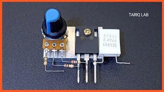 Adjustable Voltage Regulator 0-50V Using IGBT