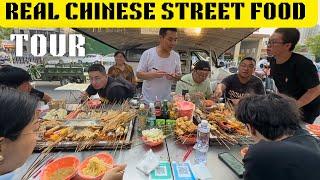 HOW CHINESE REACTs WHEN THEY SEE BLACK FAMILY EATING CHINESE STREET FOOD LIKE THE LOCALS #streetfood