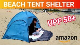 Amazing Beach Tent Sun Shelter Set Up Video  from Amazon