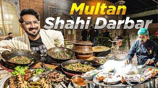 Extreme Desi Food LEVEL 9999 in Multan  Shahi Platter Mutton Karahi Beef Pulao Street Food Multan