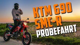 Probefahrt mit der KTM 690 SMC R  Flic