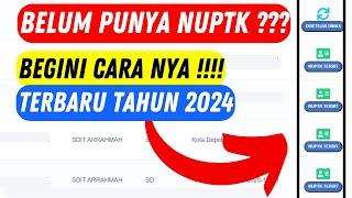 Cara Pengajuan NUPTK 2024  Terbaru