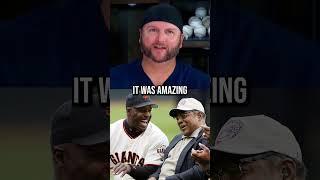 AJ on having Willie Mays around Giants clubhouse all the time. #mlb #baseball #sfgiants