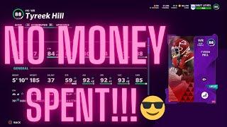 MADDEN 21  TYREEK HILL H2H GAMEPLAY WITH NO MONEY SPENT MUT 21 TEAM