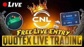 CNL  Quotex Live Stream Today  Live Market Analysis for Forex and Crypto  Crypto Trading Live 20