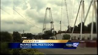 Florida girl hurt on Dells ride gets dog Charlie
