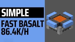 Simple Fast Auto Basalt Farm  86400hour  1.20+ 1.21