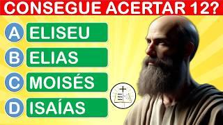 12 PERGUNTAS BÍBLICAS DE NÍVEL MÉDIO - QUIZ BÍBLICO #3