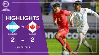 U20Championship 2024  Honduras 2-2 Canada  Group B