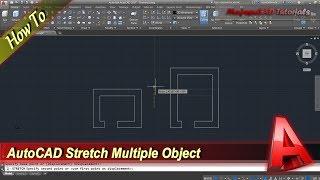 Autocad How To Stretch Multiple Objects