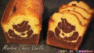 Recette de Cake Marbré Chocolat Vanille