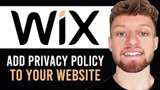 How To Add Privacy Policy To Wix Website Step By Step