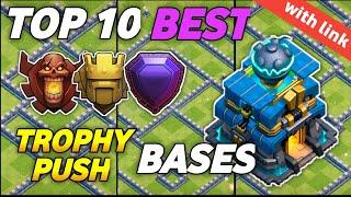 Top 10 Best Th12 Trophy Pushing Bases 2023  Best Bases for Town Hall 12 Trophy Push with Link