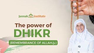 Do you ever sense how powerful your Dhikr remembrance of Allah ﷻ is? I Sh Dr Haifaa Younis