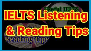 IELTS Listening & Reading Tips