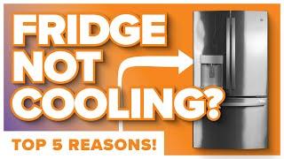 GE refrigerator not cooling? Check these 5 things first