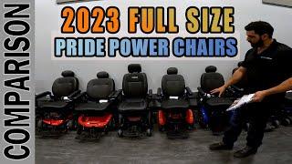 ‍Pride Mobility Full Size Power Wheelchair 2023 Line Up