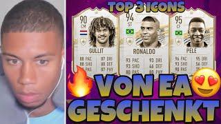 SIDNEY BEKOMMT DIE 3 BESTEN FIFA 21 ICONS VON EA GESCHENKT + Anweisungen & Taktiken  SIDNEYEWEKA