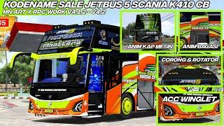 UPDATE V4.2‼️RIVIEW KODENAME JETBUS 5 SCANIA K410 CB WORK V4.1.2-V4.2MN ART X RPC#bussid