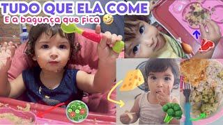 O QUE BEBÊ DE 1 ano COME EM UM DIA - comida para bebê