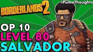 Borderlands 2 The BEST Level 80 OP 10 SALVADOR THE GUNZERKER Build PistolRaid boss #PumaThoughts