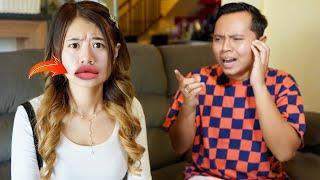 PRANK ZAINAL FILLER BIBIR JADI BESAR DIA KAGET MARAH-MARAH