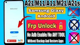 Samsung A21M11A21A11A21sM40 Without KNOX FRP BYPASSANDROID 111213 2024 New Trick