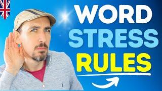  8 Easy WORD STRESS Rules to Speak English Clearly Powerful