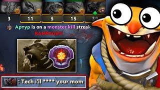 TECHIES vs MASTER URSA Divine Rank Delete 1 by 1 -- INSANE RAMPAGE 100% BULLY