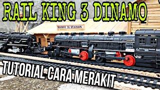 MERAKIT RAIL KING 3 DINAMO  Part. 1 #train #railking #keretaapi #railway