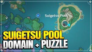 How to Unlock Suigetsu Pools Domain + Puzzle  World Quests and Puzzles 【Genshin Impact】