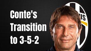 Contes Transition to 3-5-2 at Juventus