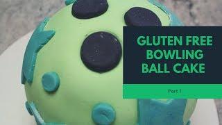 Gluten Free Bowling Ball Cake Part 1